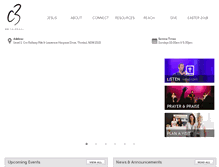 Tablet Screenshot of c3churchthirroul.com